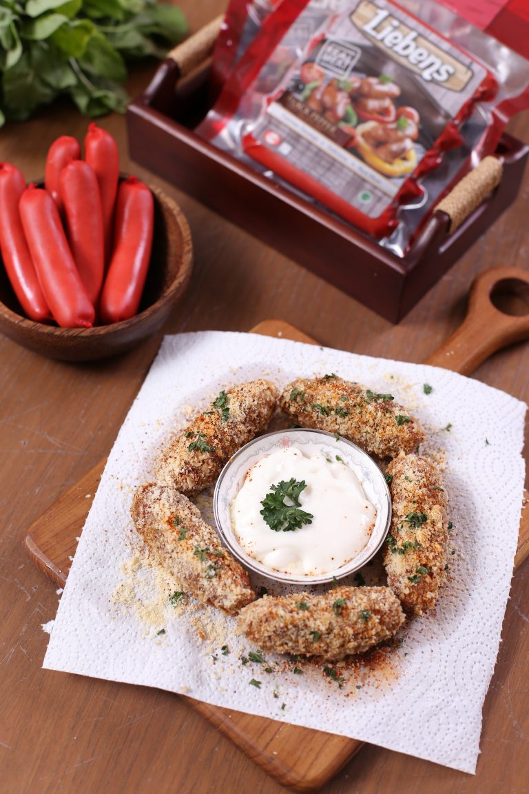 Resep Crunchy Oat-Crusted Sausage with Mayonnaise
