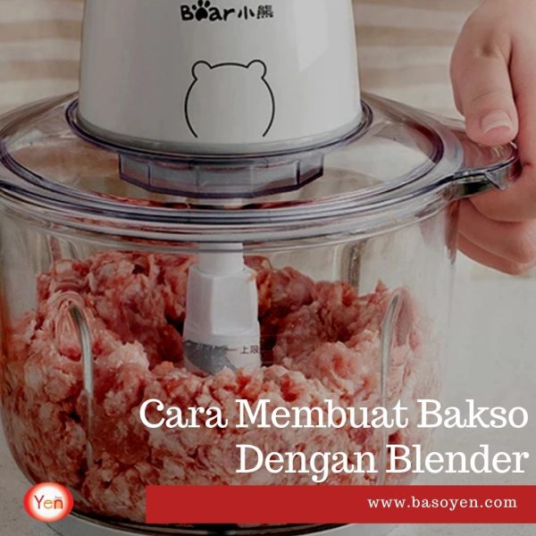 cara membuat bakso dengan blender